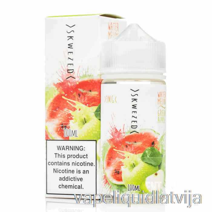 Arbūzs Zaļš ābols - Skwezed - 100ml 3mg Vape šķidrums